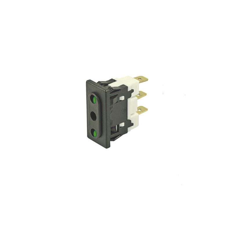 Presa elettrica tripolare incasso da pannello 10a 3p nero 