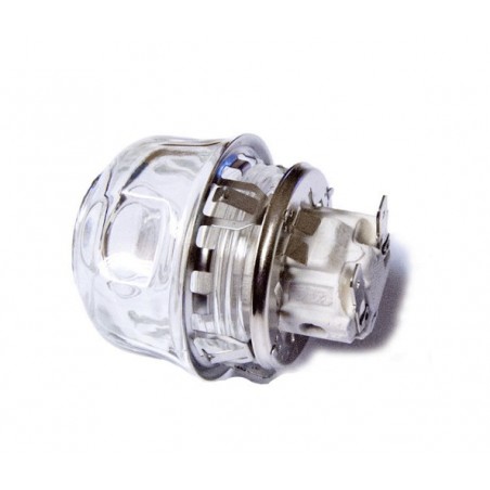 Portalampada ceramica forno e14 universale calotta vetro