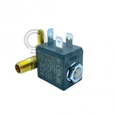 Complete solenoid valve for boiler 90gr left 4w 1/8