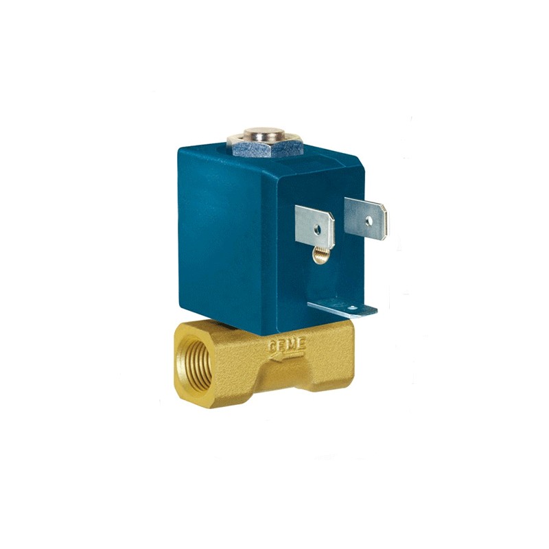 Elettrovalvola elettrica doppia femmina g 1/8 230v caldaia 