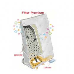 Brooch bag brooch vk135 / 136 6pz vorwerk original 05034