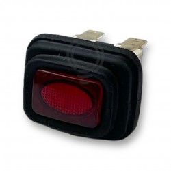 Interruttore elettrico macchinetta caffè spia bipolare rosso FROG