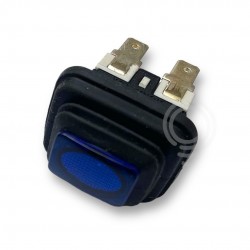 Pulsante elettrico macchinetta caffè spia bipolare BLU FROG