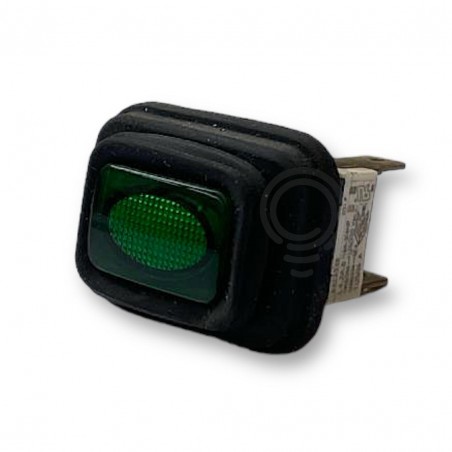 Interruttore elettrico macchinetta caffè spia bipolare VERDE FROG